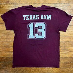 Texas A&M Aggies Maroon Short-Sleeve T-Shirt (Size Medium)